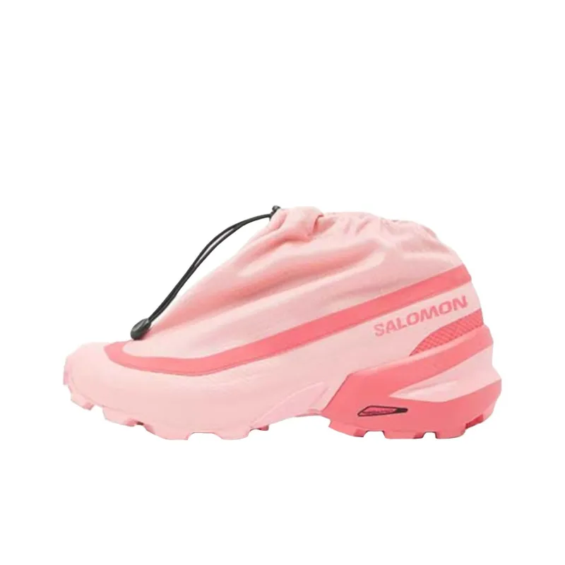 MM6 Maison Margiela x SALOMON Anti Slip Wear Resistant Mid Top Casual Shoes Women's Pink-0