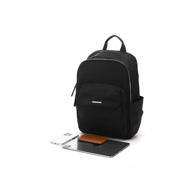 RED DRAGONFLY Fabric Backpack Unisex Apricot/Dark Gray/Black-14
