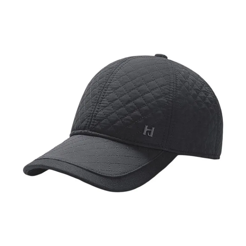 HLA Polyester Baseball Caps Men's Black-3