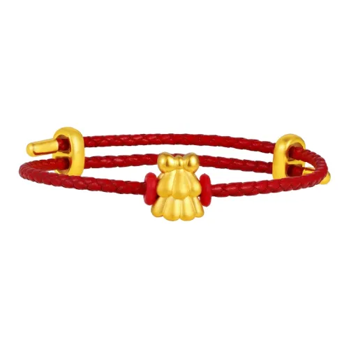 CHOW KING SANG Gold Bracelet Unisex