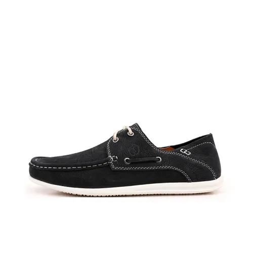 HANG TEN Men's Casual Shoes Men Low Top Black Blue