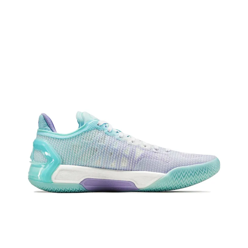 LiNing Blade 4V2 Cushioning Slip Resistant Support Lightweight Rebound Low Top Basketball Shoes Unisex Blue Cyan Purple-1