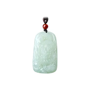 LAOMIAO Hetian Jade Pendants Pale Greenish White Jade Unisex