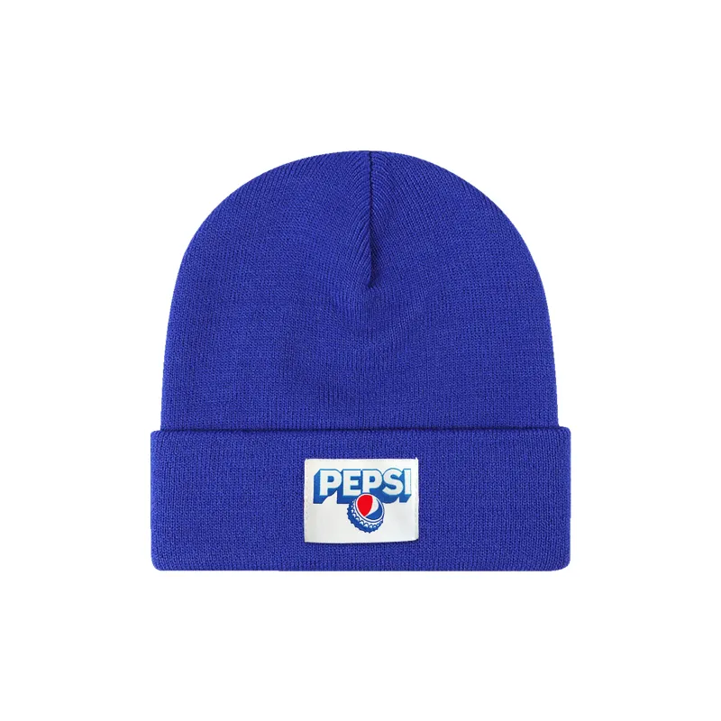 Pepsi Acrylic Beanies Unisex Black Caramel-18