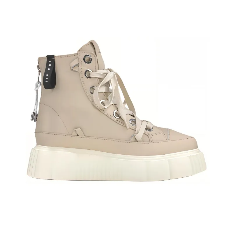 Inuikii Skateboard Shoes Women's Light Brown-1
