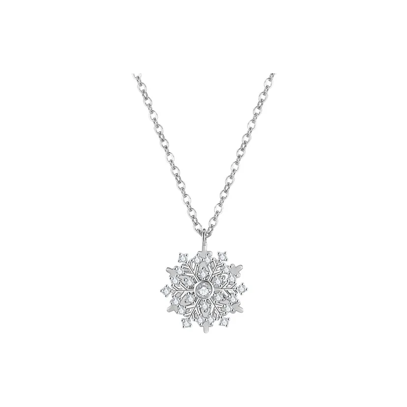 2801 S925 Silver Necklaces Women's-0