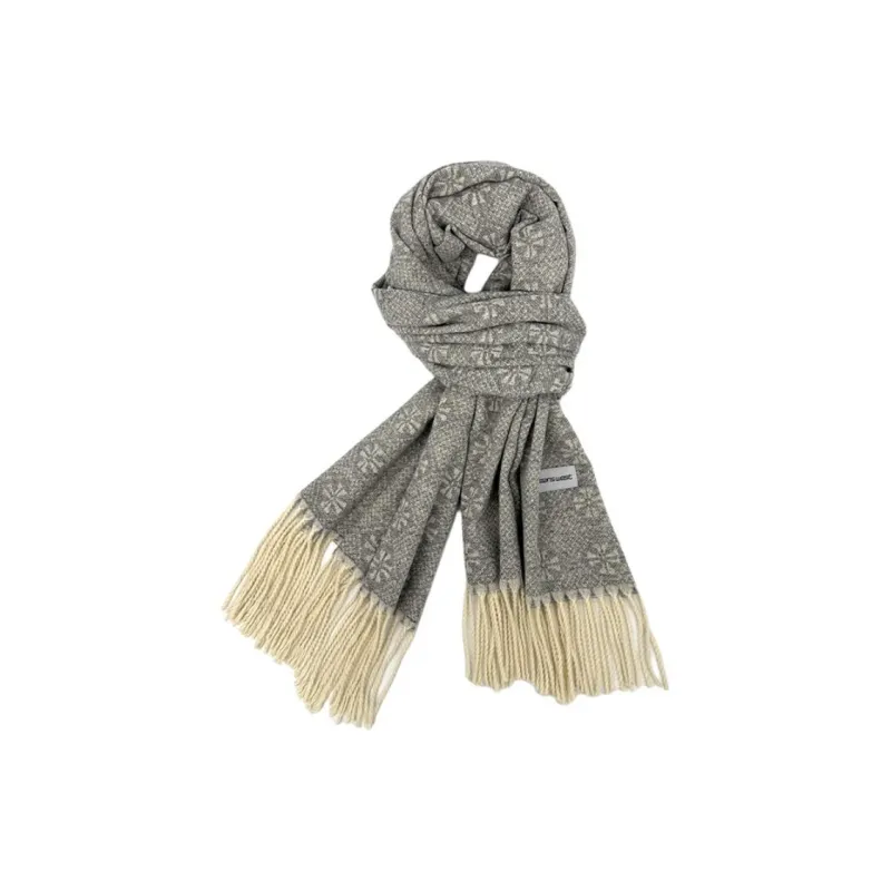 JEANSWEST Faux Cashmere Knit Scarves Unisex-4