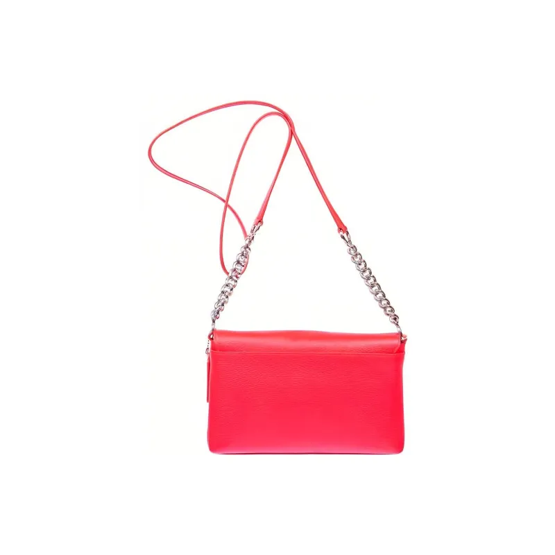 COACH Leather Shoulder Bag, Crossbody Bag Women's Red-2