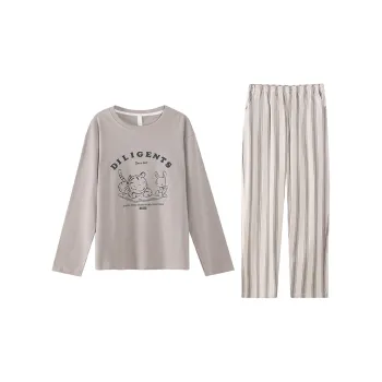 MADALLO Pajama Set Women's Light Gray