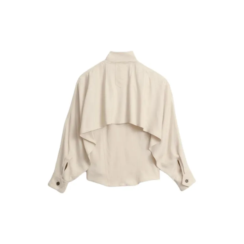 ZARA SRPLS Series Shirts Women's White-1