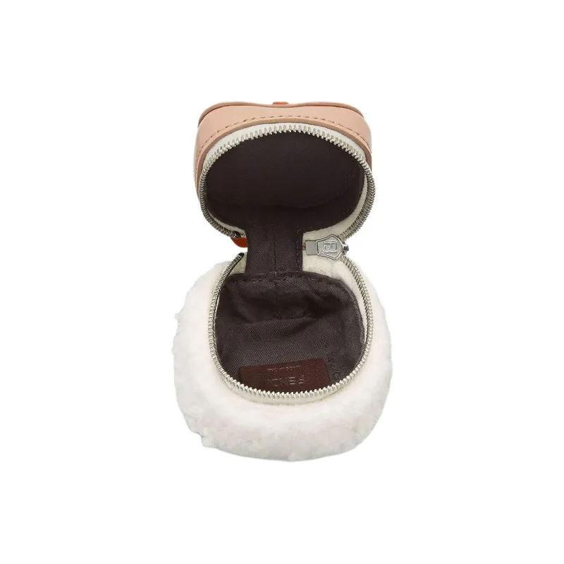FENDI Sheepskin, Calfskin, Metal Pendants Men's Multicolor-2