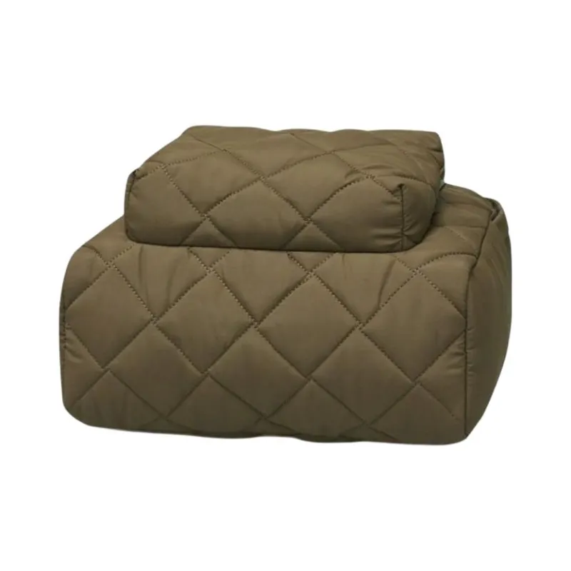 Brother Is Really Good Nylon Fabric Backpack Large Size Unisex Army Green/Black-3