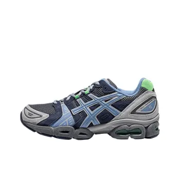 Asics GEL Nimbus 9 Cushioning Breathable Height Increasing Rebound Mid Top Casual Shoes Unisex Gray Blue