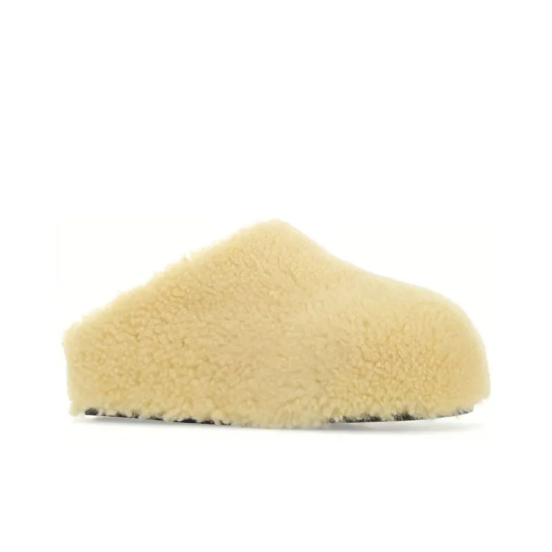 AMINA MUADDI Closed Toe Slippers Women's Light Yellow-1