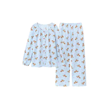 MADALLO Pajama Set Women's Light Blue