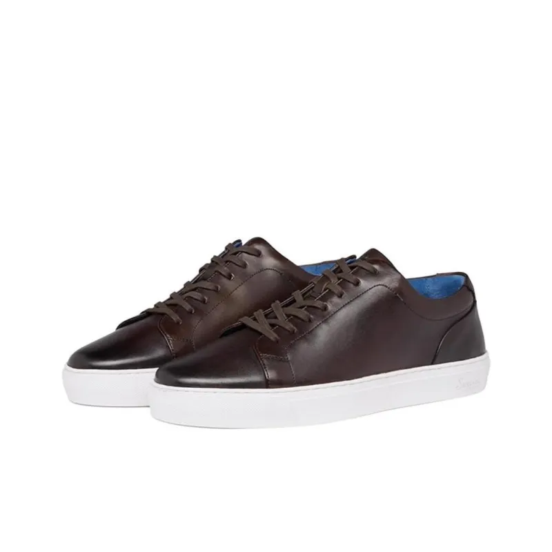 Oliver Sweeney Low-Top Skateboard Shoes Men's Brown-2