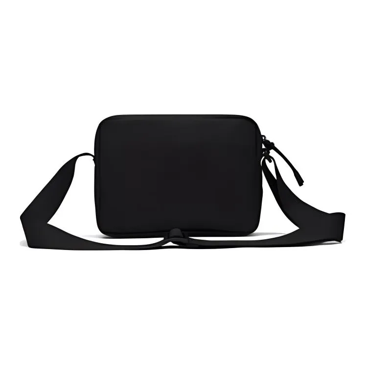 LACOSTE Fabric Shoulder Bag, Crossbody Bag Regular Unisex Black-3