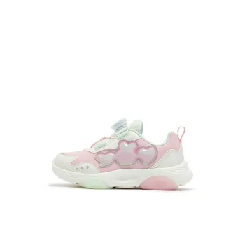 XTEP Non slip Support Low Top Kids Lifestyle Shoes Sail White Ice Pink Kids'