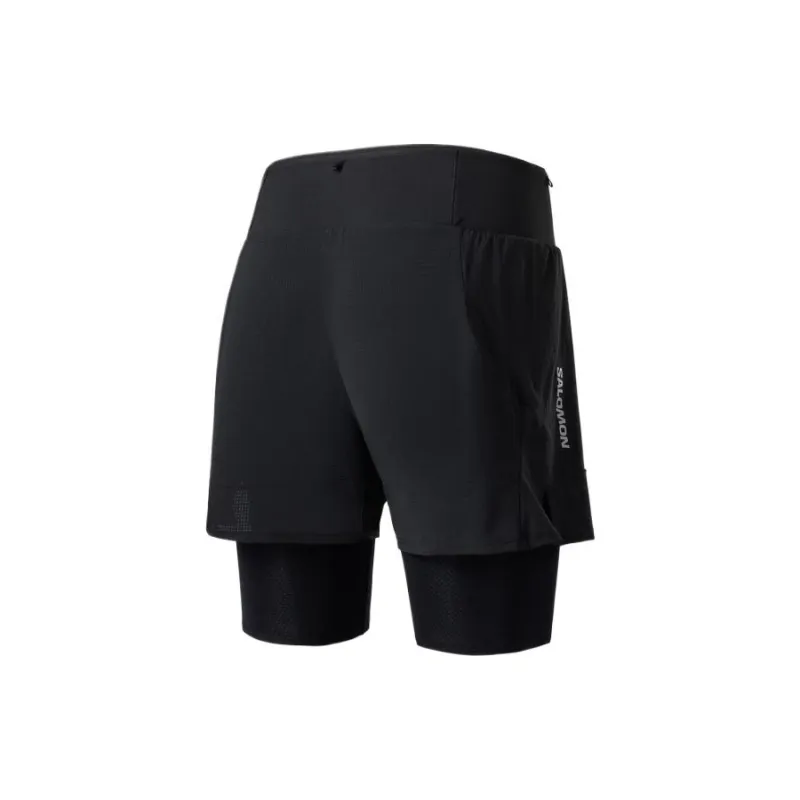 SALOMON Sports Shorts Men's Pitch Black-1