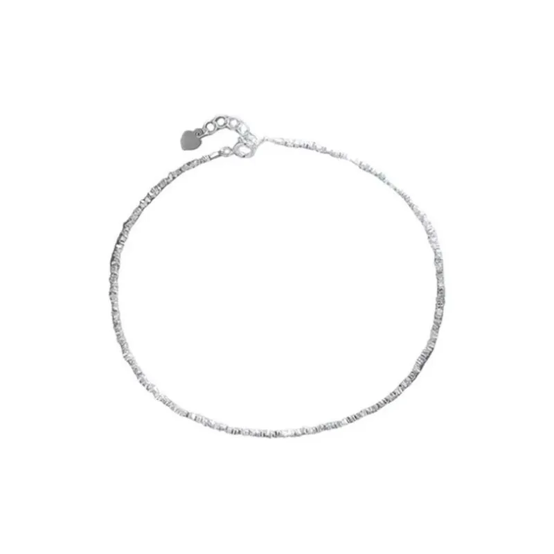 JESCAKOO S925 Silver Anklets Unisex-0