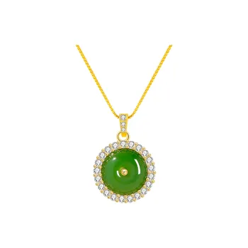 JIAHAOJADE Hetian Jade Pendants Jasper Women's