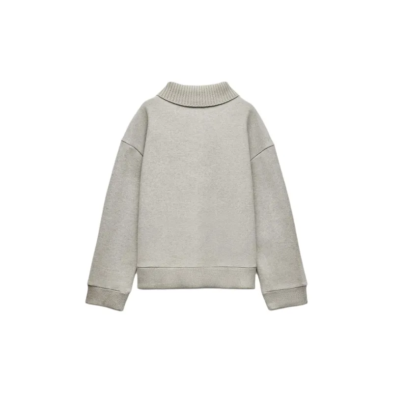 ZARA Sweatshirts Women's Beige-1