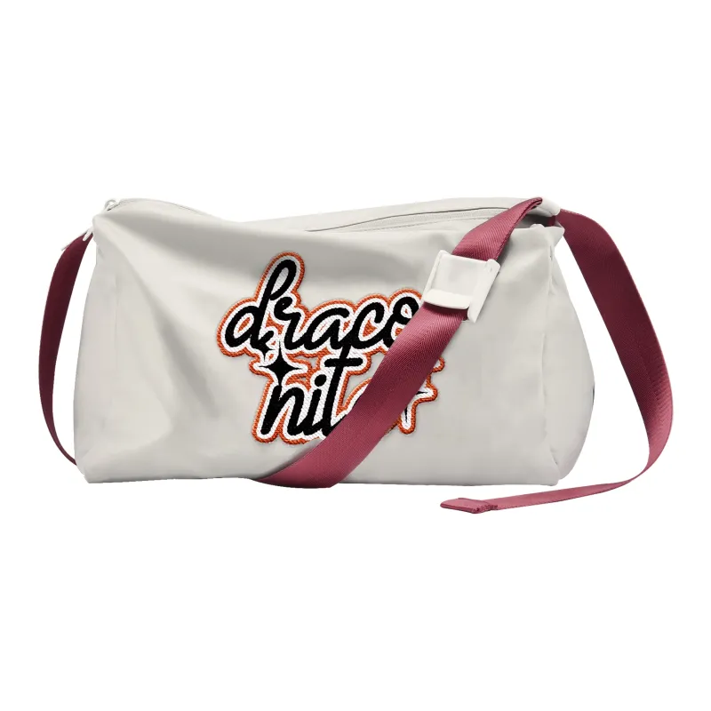 DRACONITE Polyester Shoulder Bag Regular Unisex Gray-0