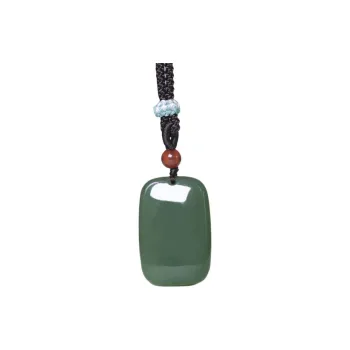 Ingenuity Hetian Jade Necklaces Green Jade Unisex