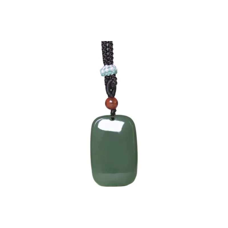 Ingenuity Hetian Jade Necklaces Green Jade Unisex-0