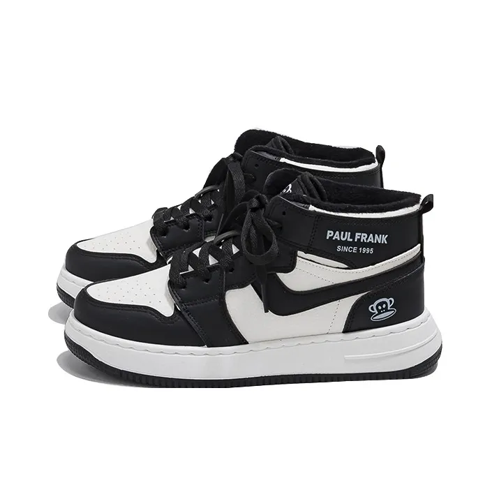 PAUL FRANK High Top Skateboard Shoes Unisex Rusty Red-15