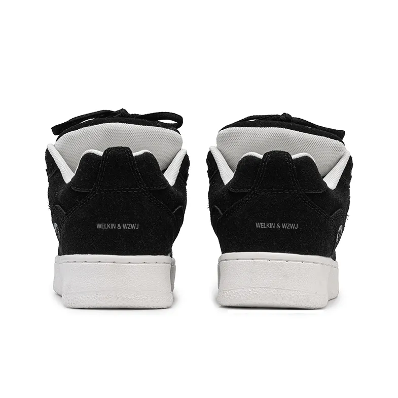 WELKIN&WZWJ Puffy Shoes Wear resistant, Lightweight, Breathable, And Non slip. Low Top Skateboard Shoes Unisex-23