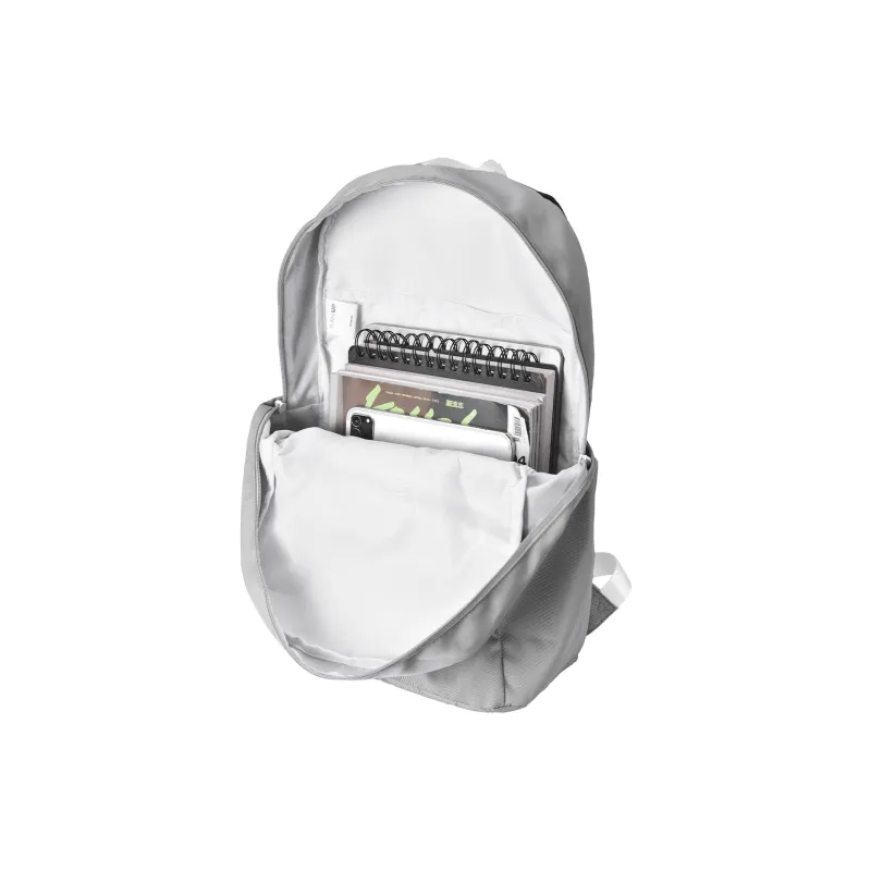 HINY Polyester Student Backpack Regular Unisex White-7