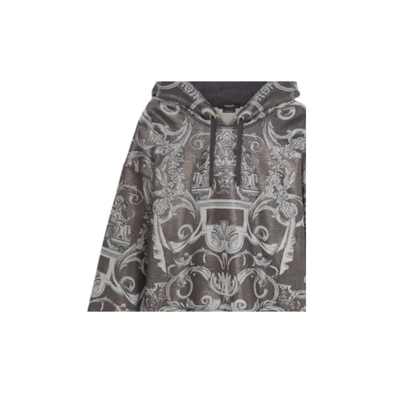 VERSACE Sweatshirts Men Gray-4