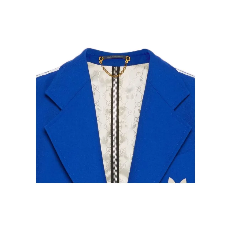 GUCCI GUCCI X ADIDAS Collaboration Jacket Women's Royal Blue-5
