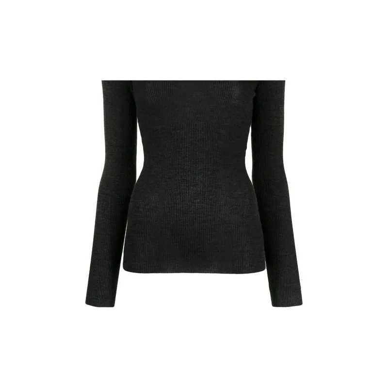 GUCCI Cashmere Sweaters Women's Black-4