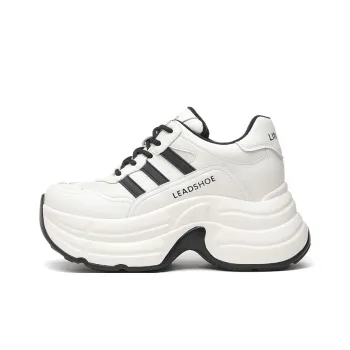 LINGPAO Slip Resistant Low Top Chunky Sneakers Women's