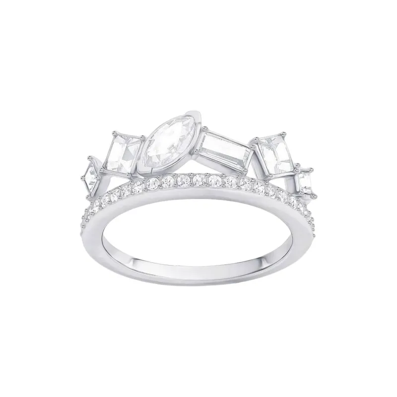 Swarovski Stainless Steel Rings Women's Silver-0