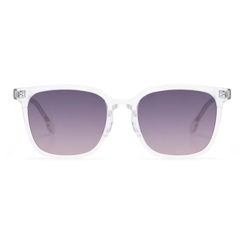 AIRO MIRO Plate Frame Square Sunglasses Unisex Pink-5