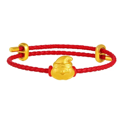 CHOW KING SANG Gold Bracelet Unisex