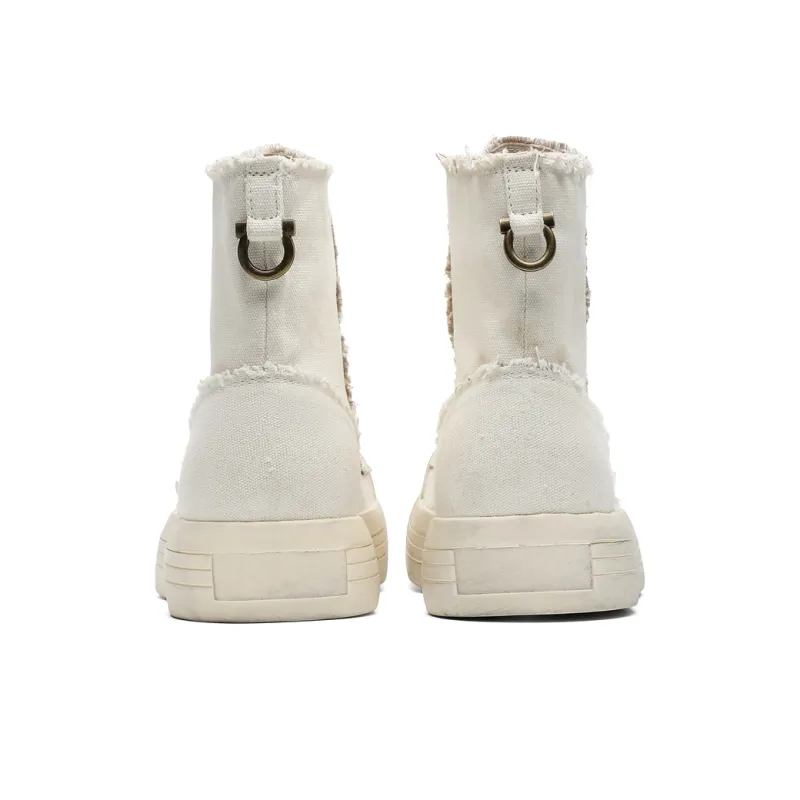 MODENGPAN High Top Canvas Shoes Unisex-8