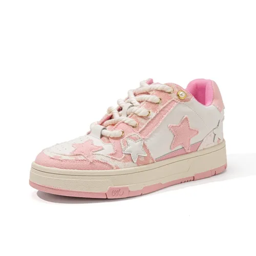 Help Breathable Lightweight Low Top Canvas Shoes Women's Pink