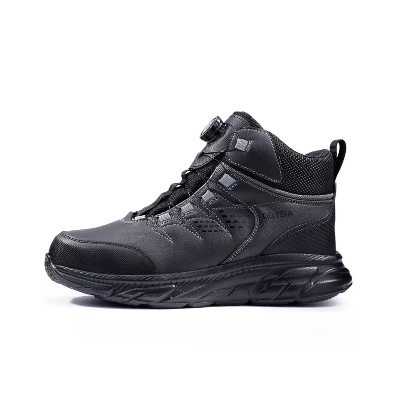 Blue Gull Shield Lightweight Coverage High Top Outdoor Shoes Men's Black-0