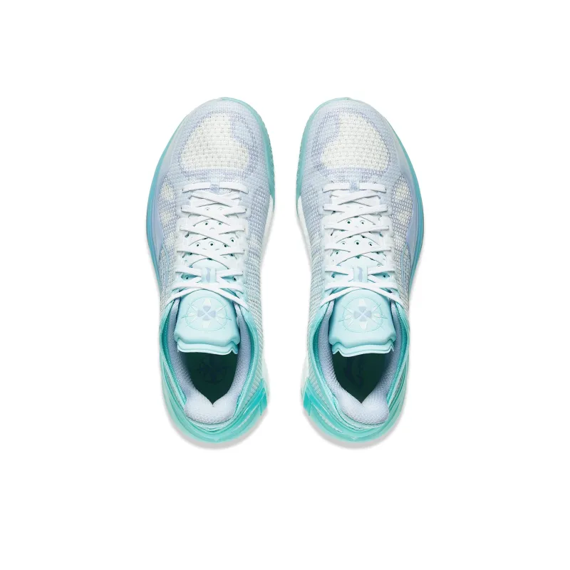LiNing Blade 4V2 Cushioning Slip Resistant Support Lightweight Rebound Low Top Basketball Shoes Unisex Blue Cyan Purple-3