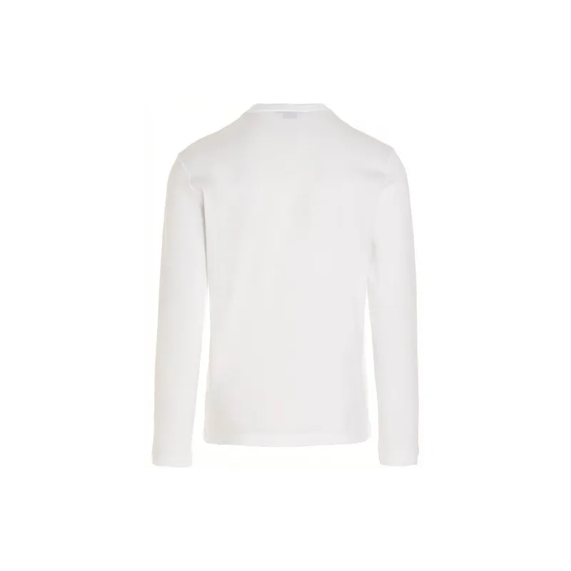 VERSACE Logo Print Long Sleeves T Shirt-1