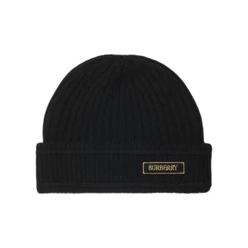 Burberry Logo Patch Beanie