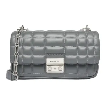 MICHAEL KORS Sheepskin Portable Crossbody Bag, Shoulder Bag Small Size Women's Dark Gray