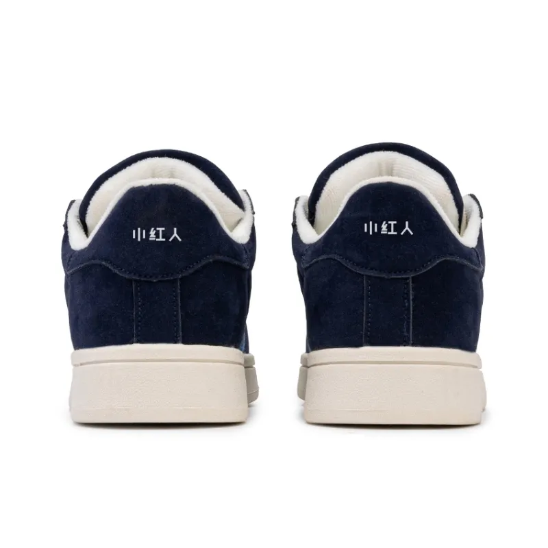 Little Red Man Lightweight Anti Slip Low Top Skateboard Shoes Unisex Deep Sea Blue-2