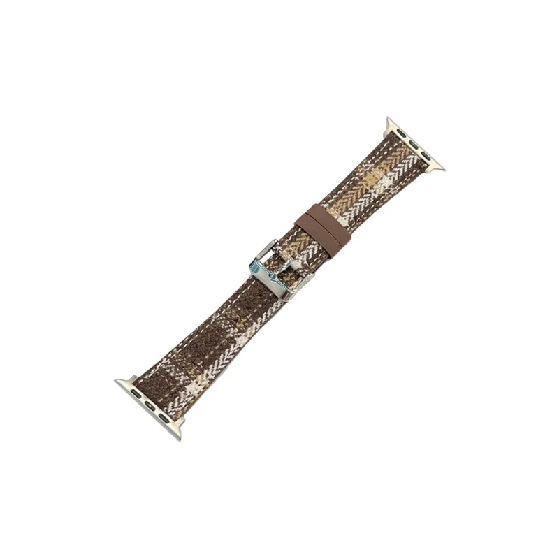 NCFCK Apple Compatibility Watch Band Woolen Leather Material-13