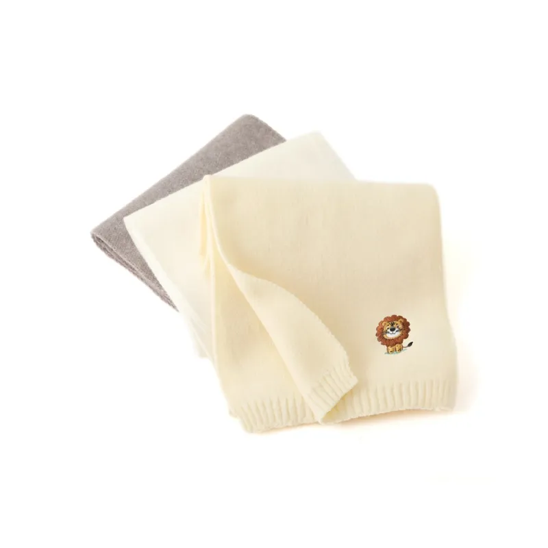 STUFFER Faux Cashmere Knit Scarves Unisex-2