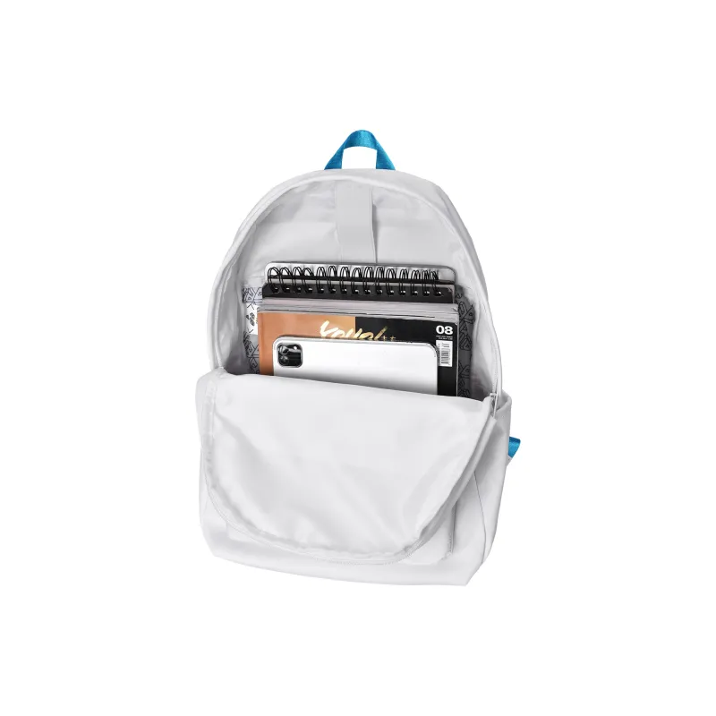 DRACONITE Polyester Student Backpack Regular Unisex White-4